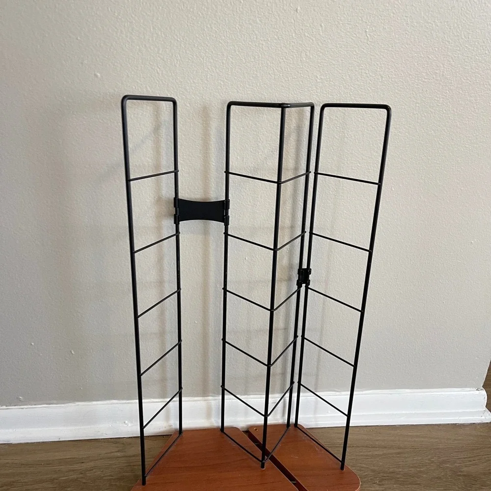 Vintage 100+ Y2k DVD CD Video Game Bluray Storage Desk Display Metal Wood Stand